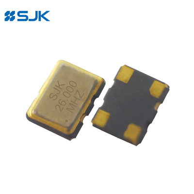 Haute fiabilité SJK-8W 19,2 MHz SMD3225 VC-TCXO avec sortie de type d'onde sinusoïdale coupée
