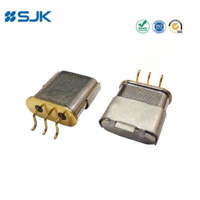 SMD de type 3 broches 49TMJ Filtre à cristaux 10.7MHz espacement des canaux 12.5KHz 3dB ±3.75KHz Largeur de bande